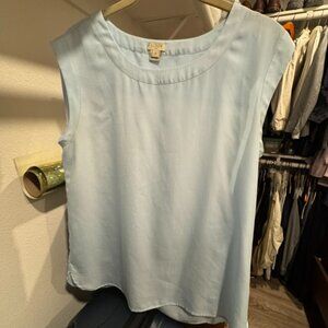 J Crew Baby Blue Blouse